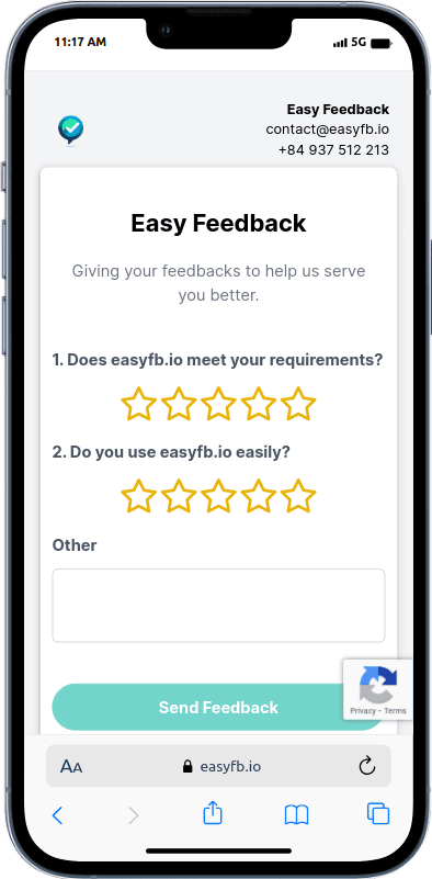 create feedback - target